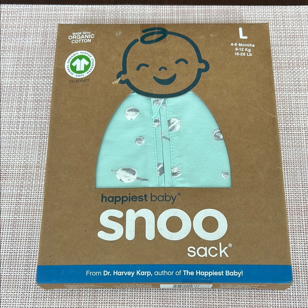 Happiest Baby Snoo Sack - Teal Planets